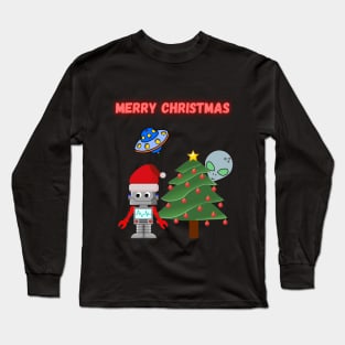 An Alien Christmas Long Sleeve T-Shirt